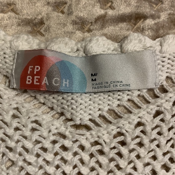 100% Cotton White Knit Summer Dress - Picture 3 of 7